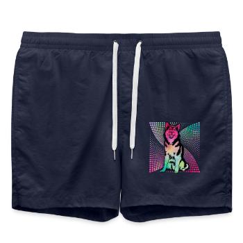 Husky - Badeshorts - French Navy - Vorne - AI Model Male 185 light (185cm)