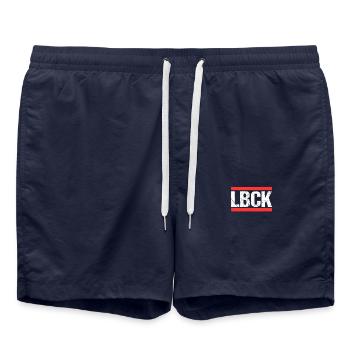 Lübeckerin Lübecker Lübeck - Badeshorts - French Navy - Vorne - AI Model Male 185 light (185cm)