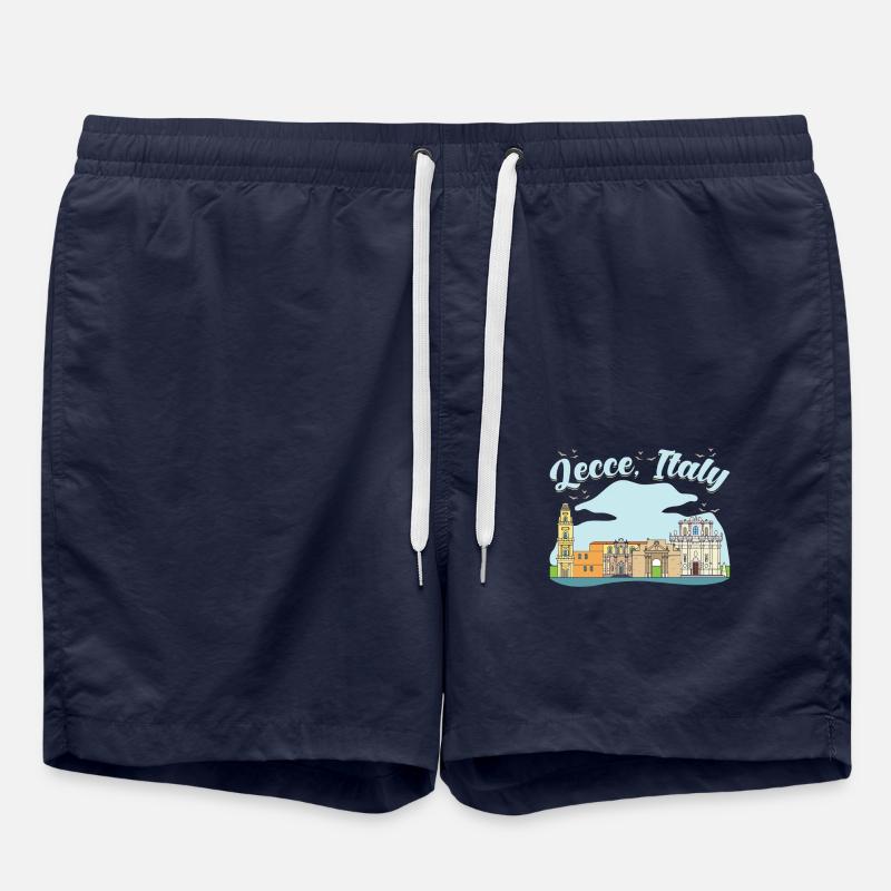 Lecce Italy Souvenir - Swim Trunks - french navy