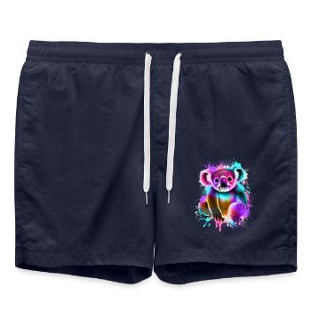 Koala - Badeshorts - French Navy - Vorne - AI Model Male 185 light (185cm)