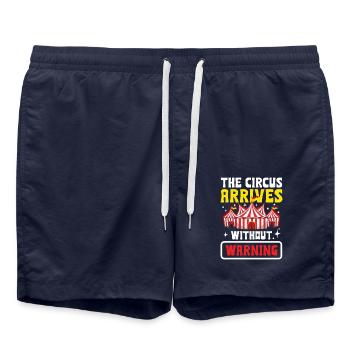 The Circus Arrives - Badeshorts - French Navy - Vorne - AI Model Male 185 light (185cm)