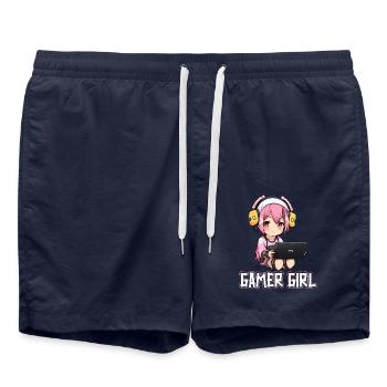 Gaming Console PC Gamer Girl Gamer Girl - Swim Trunks - french navy - Front - AI Model Male 185 light (185cm)