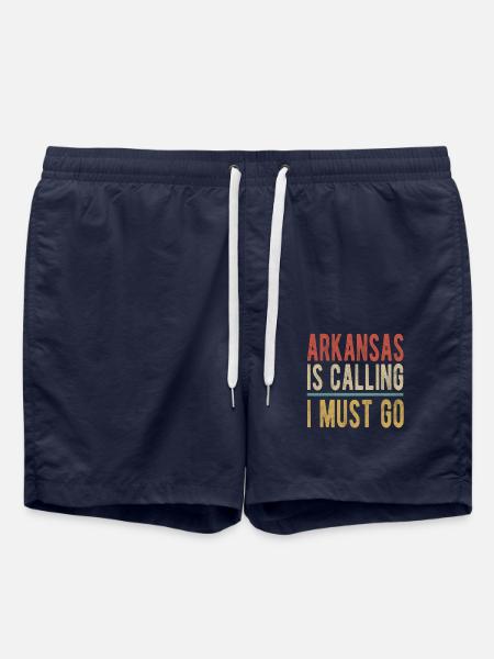 Arkansas Ruft Ich Muss Gehen - Badeshorts - French Navy