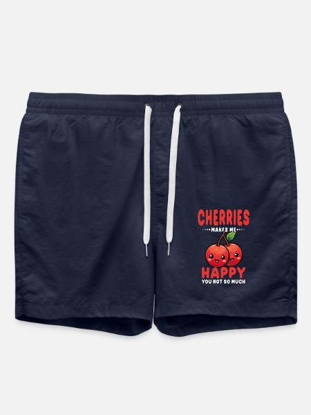Cherries Kawaii - Swim Trunks - french navy