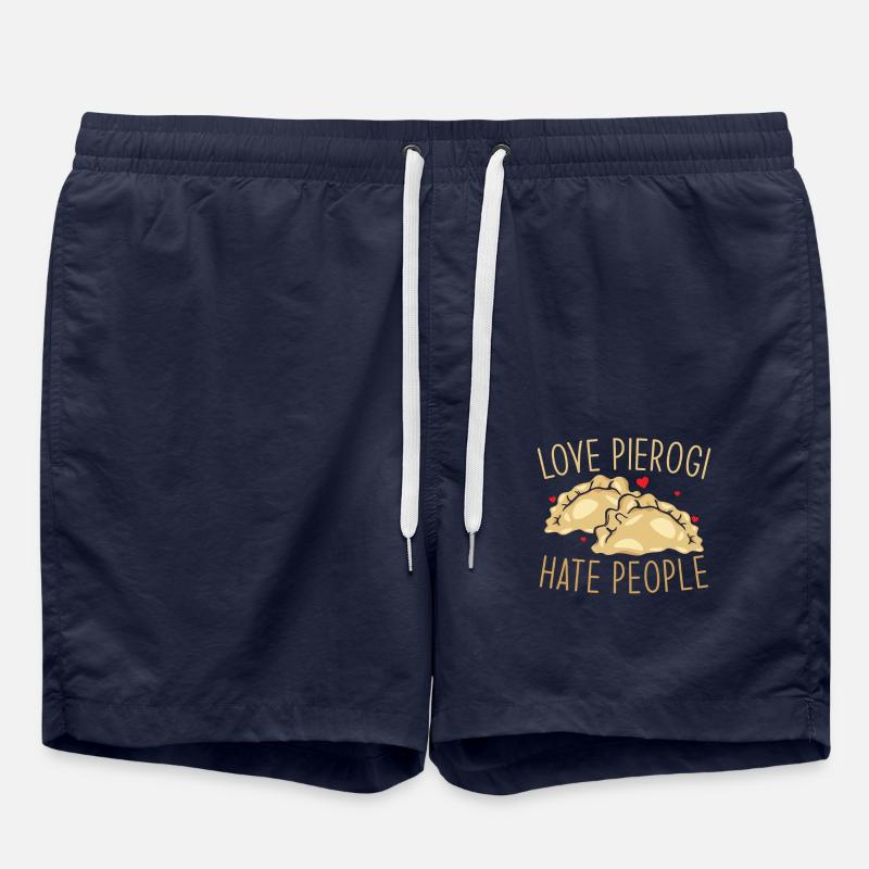 Boulettes Pierogi - Short de bain - bleu marine