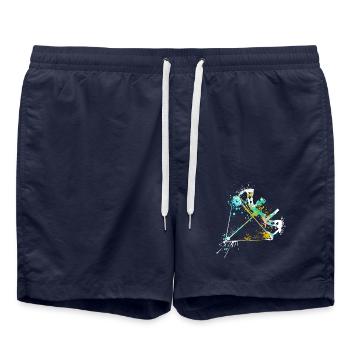 Splash Sport Tir à l’arc - Short de bain - bleu marine - Devant - AI Model Male 185 light (185cm)