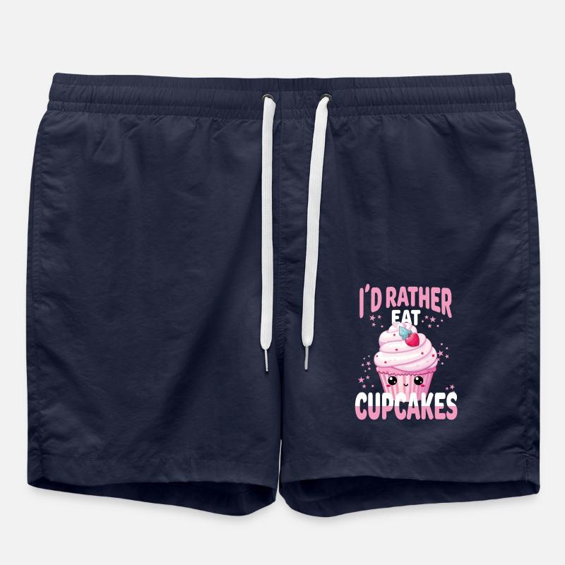 Cupcake Kawaii - Swim Trunks - french navy