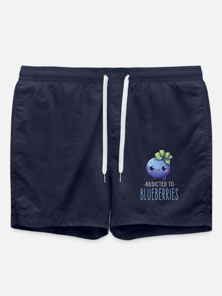 Blueberry Kawaii - Swim Trunks - french navy