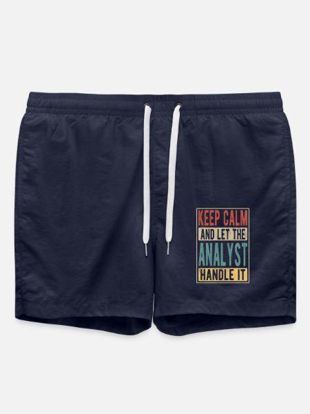 Analyst Retro Gift - Swim Trunks - french navy