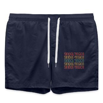 Sindelfingenerin Sindelfingener Sindelfingen - Badeshorts - French Navy - Vorne - AI Model Male 185 light (185cm)