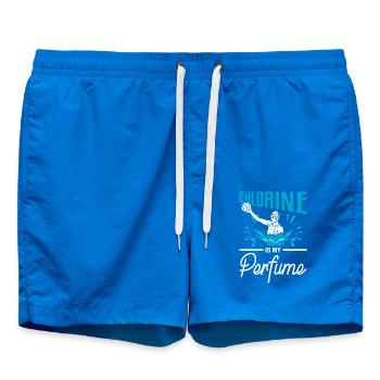 Le chlore est mon parfum, drôle de water-polo - Short de bain - cobalt blue - Devant