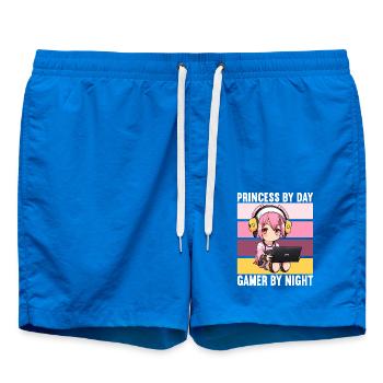 Gaming Console PC Gamer Girl Gamer Girl - Swim Trunks - cobalt blue - Front