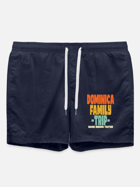 Dominica Family Trip Holidays - Swim Trunks - french navy