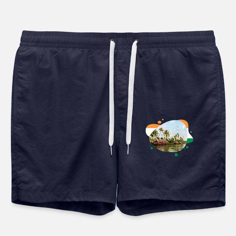 Kerala India Souvenir - Swim Trunks - french navy