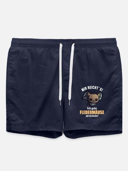 Mir reichts ich gehe Fledermäuse streicheln - Badeshorts - French Navy