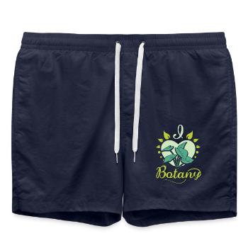 Horticulturist Botanist I love Botany - Swim Trunks - french navy - Front - AI Model Male 185 light (185cm)