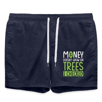 Cadeau pour les directeurs financiers - Short de bain - bleu marine - Devant - AI Model Male 185 light (185cm)