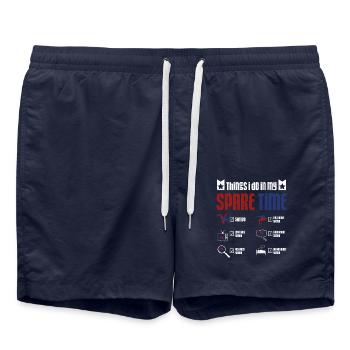 Things I do in my spare time Sambo - Badeshorts - French Navy - Vorne - AI Model Male 185 light (185cm)