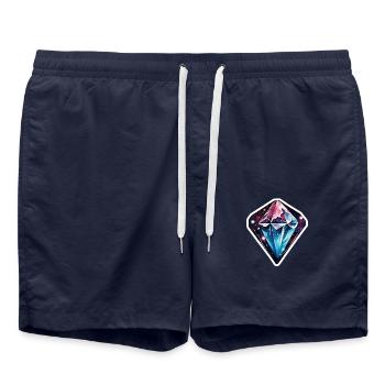Diamant Cristal Astro - Short de bain - bleu marine - Devant - AI Model Male 185 light (185cm)