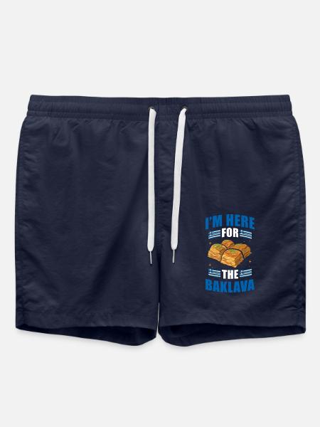 Baklava Cuisine grecque Grèce - Short de bain - bleu marine