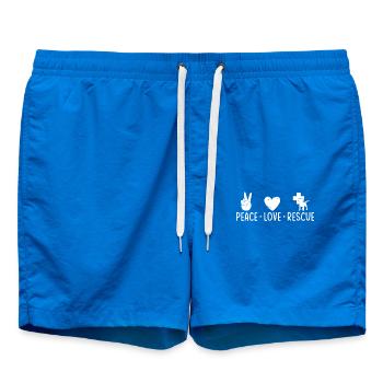 Tierretter Tierrettung Tierschutz Tierschützer - Badeshorts - Cobalt blue - Vorne