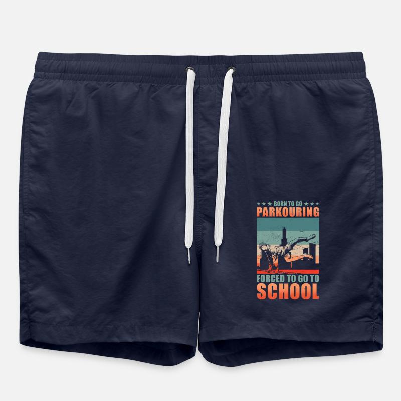 Parkour Geschenk Junge - Badeshorts - French Navy
