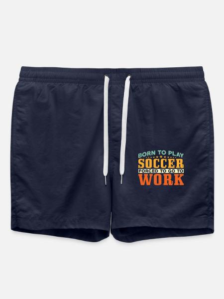 Born to play football - Swim Trunks - french navy
