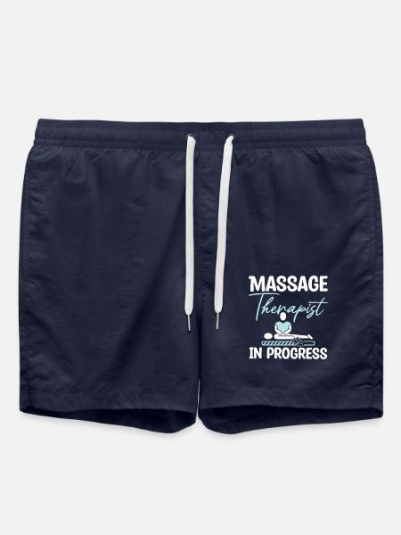 Massage therapist in progress - Swim Trunks - french navy