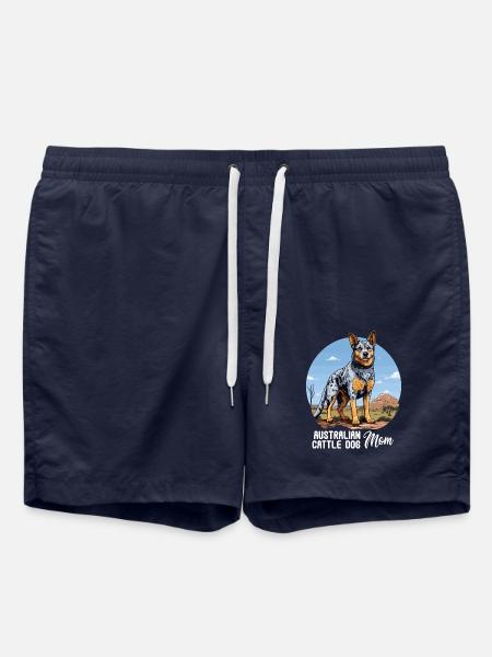 Hund Bouvier australien - Short de bain - bleu marine