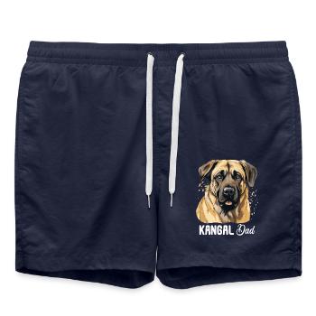 Hund Kangal - Badeshorts - French Navy - Vorne - AI Model Male 185 light (185cm)