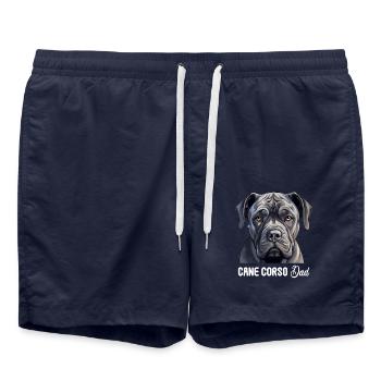 Canne Corso pour chien - Short de bain - bleu marine - Devant - AI Model Male 185 light (185cm)