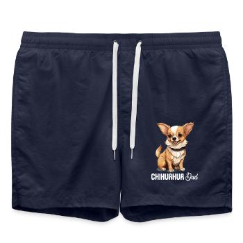 Dog Chihuahua - Swim Trunks - french navy - Front - AI Model Male 185 light (185cm)