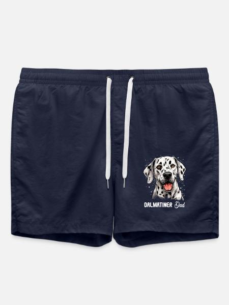 Dog Dalmatian - Swim Trunks - french navy