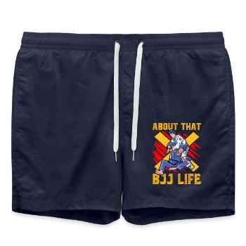 À propos de ce BJJ Life Brazilian Jiu-Jitsu - Short de bain - bleu marine - Devant - AI Model Male 185 light (185cm)