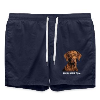 Magyar Vizsla - Swim Trunks - french navy - Front - AI Model Male 185 light (185cm)