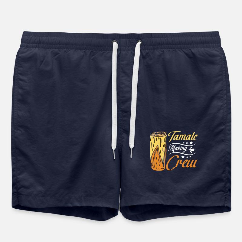 Tamales making crew - Swim Trunks - french navy