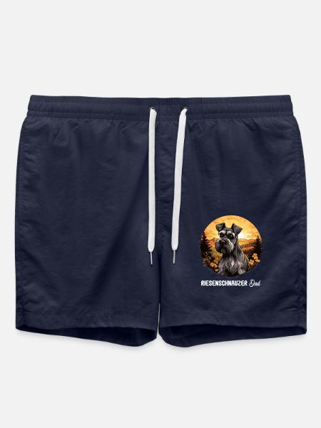 Schnauzer géant - Short de bain - bleu marine