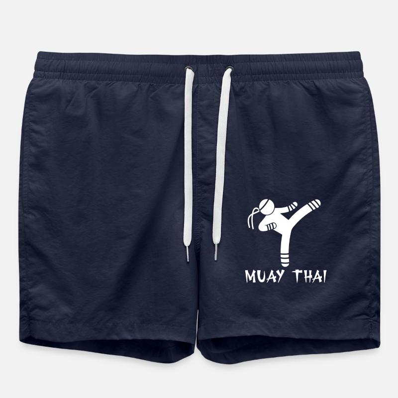 Muay Thaï - Short de bain - bleu marine