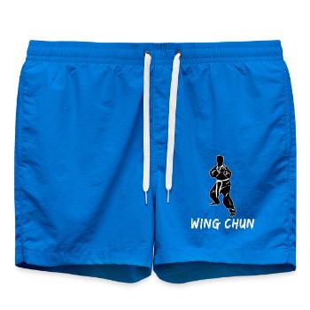 Wing Chun - Swim Trunks - cobalt blue - Front
