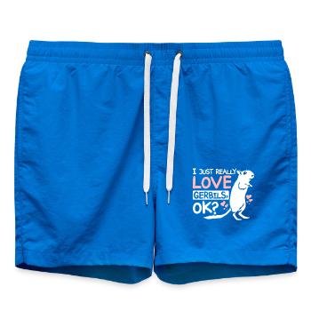 J’aime vraiment les gerbilles, d’accord ? - Short de bain - cobalt blue - Devant
