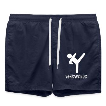 Taekwondo - Short de bain - bleu marine - Devant - AI Model Male 185 light (185cm)