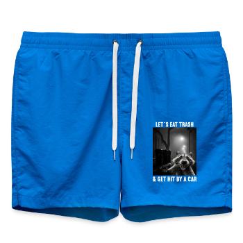 Permet de manger des ordures et de se faire frapper par un raton laveur - Short de bain - cobalt blue - Devant