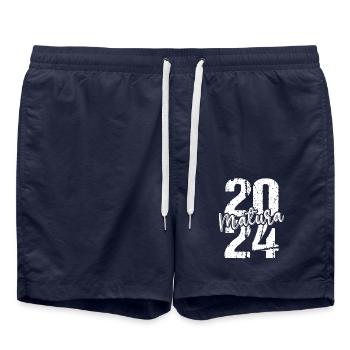 Matura Jeunes Filles Femmes et Hommes Matura 2024 - Short de bain - bleu marine - Devant - AI Model Male 185 light (185cm)