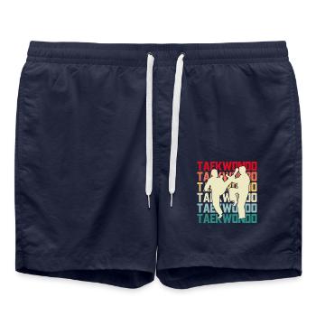 Taekwondo - Short de bain - bleu marine - Devant - AI Model Male 185 light (185cm)