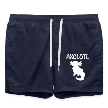 Axolotl - Short de bain - bleu marine - Devant - AI Model Male 185 light (185cm)