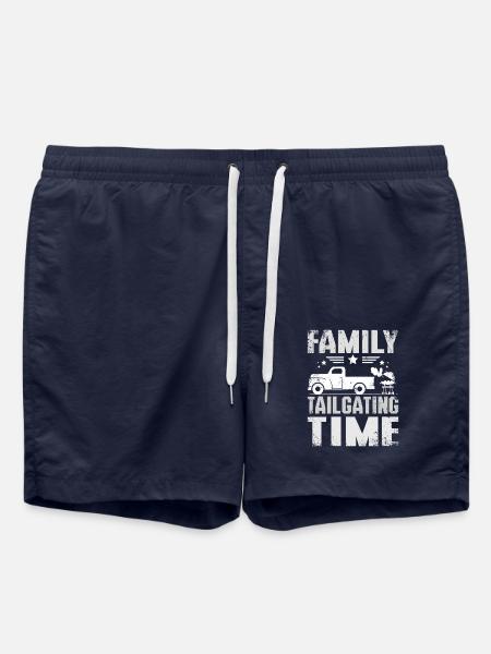 Family tailgate time - Swim Trunks - french navy