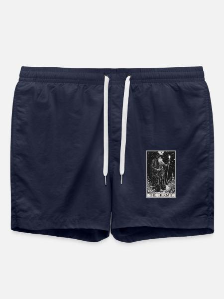Tarotkarten Tarotkarte The Hermit Der Eremit - Badeshorts - French Navy