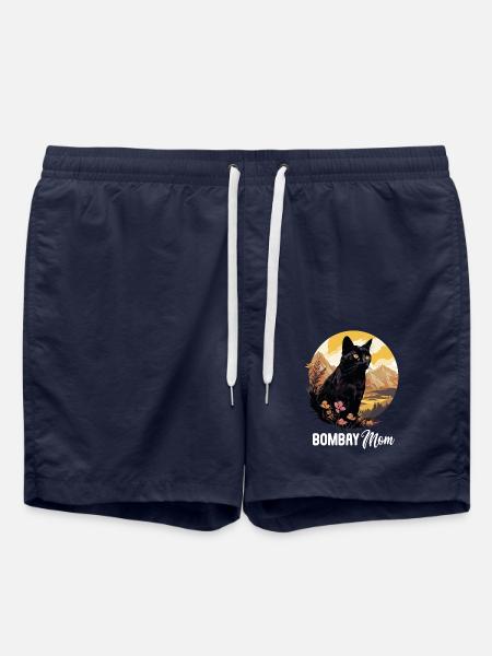 Bombay Cat Bombay Katze - Swim Trunks - french navy