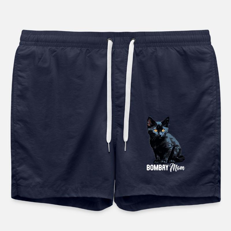 Bombay Cat Bombay Katze - Swim Trunks - french navy