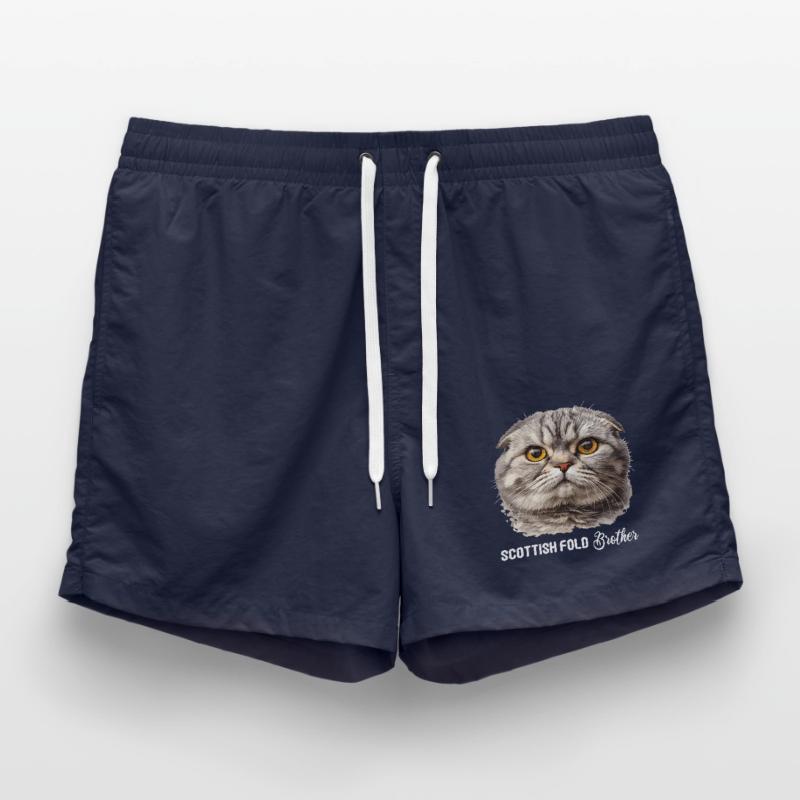 Scottish Fold Kätzchen Scottish Fold Katze Badeshorts